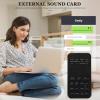 BESPORTBLE Mini External Sound Card Voice Changer with Sound Effects for Mobile Phone and Computer Plug and Play Audio Modifier for Live Streaming Gaming Recording and Karaoke view 4