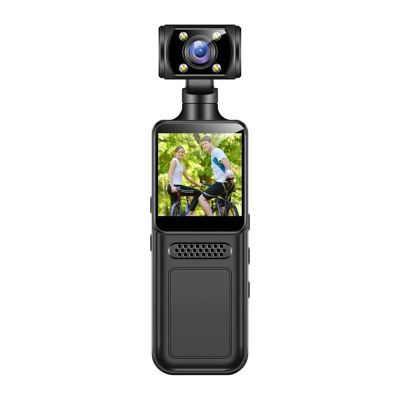 Action Camera, 4K Action Camera Convenient Handheld Camera Full Color Night Vision Sports Camera for Handheld Video Recording Cycling Recorder, HD Camera