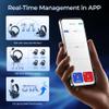 SYNCO Xtalk Master 2-Person Wireless Intercom Headset System, 2.4GHz Full-Duplex, 500m Range, Master-Free Instant Pairing, ENC Noise Cancellation, 45ms Low Latency, 15H Runtime, USB-C UAC view 3