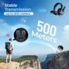 SYNCO Xtalk Master 2-Person Wireless Intercom Headset System, 2.4GHz Full-Duplex, 500m Range, Master-Free Instant Pairing, ENC Noise Cancellation, 45ms Low Latency, 15H Runtime, USB-C UAC view 4