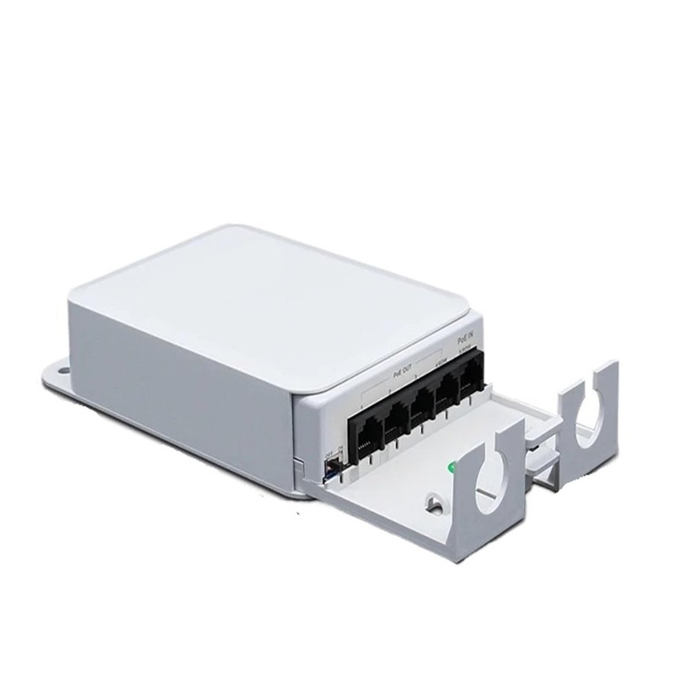 5-Port POE Extender 4-Port Repeater 100/1000Mbps 44-57V(100M)