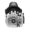 YaelHelens Professional Waterproof Camera Housing Case Compatible with Sony A7iii A7riii, 40M/130FT Depth Underwater Protection (White, Dome Port) view 2