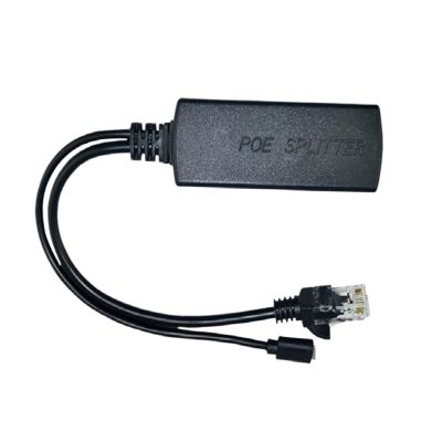 Gigabit POE Splitter 48V to 5V/12V USB/Type-C/DC 10/100/1000Mbps Power Over Ethernet(Tpye-C (5V 2A),100Mbps)