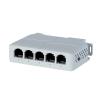 5-Port POE Extender 10/100Mbps 1 to 4 Network Switch Repeater,(5 pcs) view 1