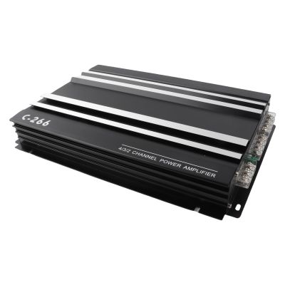 Badafaci Quad Car Amplifier, Aluminum Alloy, High Power 4 Channel Audio Amplifier with 4x60W Output for Car Audio Modification
