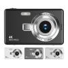 Action Camera, 4K HD Digital Camera Autofocus Vlogging Camera Zoom Video Photography Camera, HD Camera(Black) view 2