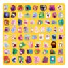 100 Pcs Motivational Stickers for Scrapbooking,Cute Animal Stickers,Positive Affirmation Sticker Pack view 3