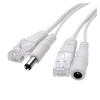 POE Cable Passive Power Over Ethernet Adapter Cable Splitter RJ45 12-48v(1pair BlackPOE Cable) view 2
