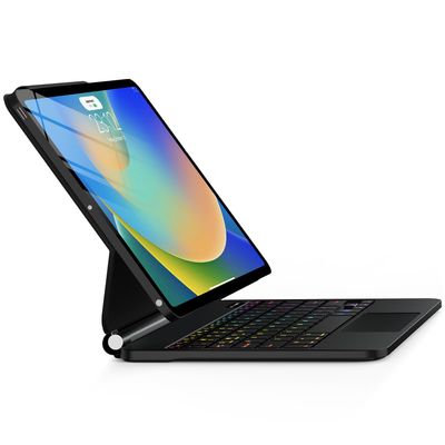 ALIWLHOF for iPad 9th Generation Case with Keyboard,Magic Magnetic Keyboard Case for iPad 10.2 9th/8th/7th Gen & Air 3,Pro 10.5, Multi-Touch Trackpad - Backlit (Black)