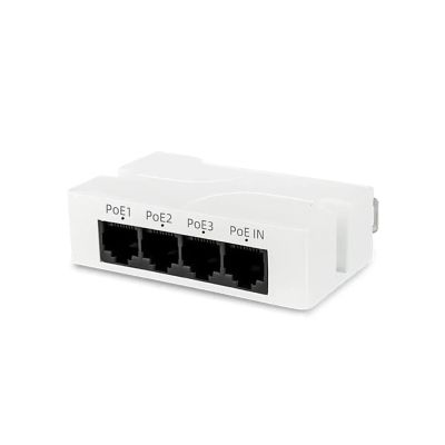 1-Input 3-Output PoE Extender 4-Port 100/1000M Network Switch Repeater(100Mbps)