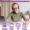 Yunsailing 10 Pack Over Ear Wired Headphones Bulk for School Classroom Student, Adjustable Headband with 3.5mm Jack, Lightweight Design Earphones for Classroom Learning and Testing (Multicolor) view 4