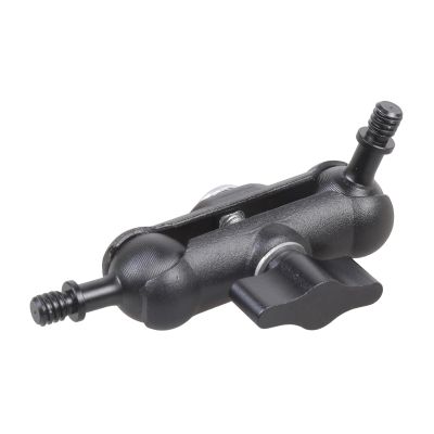 17mm Ballhead 1/4 20 Male Screw Adapter Adjustable Mounting Clamp for DSLR Cameras Aluminum Alloy High Stability Metal Camera Mount Adapter