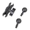 17mm Ballhead 1/4 20 Male Screw Adapter Adjustable Mounting Clamp for DSLR Cameras Aluminum Alloy High Stability Metal Camera Mount Adapter view 4