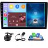 10.1" Touchscreen Android 13 Car Stereo for Toyota Scion TC 2005-2010 w/Carplay & Android Auto 4G+64G Car Radio GPS Navigation Head Unit Support Bluetooth WiFi FM/RDS Backup Camera Mirror Link SWC view 1