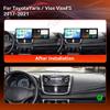 Lizpofly Dual 10.1 inch 12+256GB Android 15 Car Radio for Toyota Yaris/Vios Vios FS 2017-2021 Head Unit Wirless Carplay GPS Navigation Screen Upgrade Multimedia Player Android Auto view 2