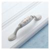 JWVXVFYKV Door Handles Hardware 6 Pack Handles,Ceramic + Aluminum Alloy Kitchen Cabinet Handles,Bedroom Wardrobe Drawer Door Handles,Bathroom Cabinet Handles(Style a,96 mm) view 1