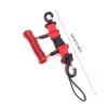 SOMUMOK Scubas Diving Lanyard Steel Wire Spring Coiled Heavy Duty Lanyard with for Cameras and Dive Lights view 3