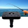 SOMUMOK Fish Finder Bracket 360 Degree Rotation Fish Finder Holder Base Mount Fish Finder Mount Base Marine Fish Finder Mount view 2