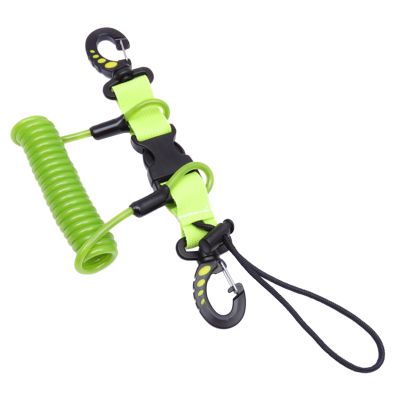 ZUXOCY Scubas Diving Lanyard Steel Wire Spring Coiled Heavy Duty Lanyard with for Cameras and Dive Lights