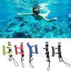 ZUXOCY Scubas Diving Lanyard Steel Wire Spring Coiled Heavy Duty Lanyard with for Cameras and Dive Lights view 2