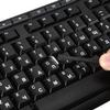 2PCS Russian Keyboard Letter Stickers with Tweezer - Cyrillic Keyboard Letters Replacement Stickers, Russian Alphabet Sticker for Laptop Computer PC Desktop Keyboards, Peel-Off Film, Leave Letters view 1