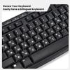 2PCS Russian Keyboard Letter Stickers with Tweezer - Cyrillic Keyboard Letters Replacement Stickers, Russian Alphabet Sticker for Laptop Computer PC Desktop Keyboards, Peel-Off Film, Leave Letters view 4