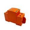 2 Pole SPD House Surge Protector Protective DC 1000V 500V 20KA-40KA Low-Voltage Arrester Device HYS4-PV-1000 35mm Din Rail(500VDC) view 3