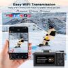 4K Digital Camera with WiFi 64MP Autofocus Vlogging Camera Compact Travel Cameras for Photography, 3" 180 Flip Screen 16X Zoom Flash Anti-Shake, Point and Shoot Camera for Beginner, Easy to Use view 4