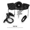 Akozon Camera Rain Cover Sleeve Protector Raincoat for DSLR Cameras Black Photography Outdoor view 4