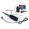 HSSDTECH Tri Band Interface WiFi 7 Gaming Motherboard Antenna for Gigabyte X870E AORUS Master WiFi 7 Antenna WiFi7 Tri-Band Gaming Card 12dBi Bluetooth 5.4,Magnetic Base (Black) view 3