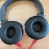 1Pair Ear Pads for MDR-XB650BT XB550AP Headphones Elastic Protein Leather Earpads Sponge Cushion Replace Replacement view 3