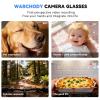 AI Smart Glasses with Camera, 8MP HD Camera Glasses for Men,Women, AI Recording Glasses with Voice Assistant,Open-Ear Audio,Real-Time Translation,Video Recording Sunglasses for Life & Work Vlog(White) view 3