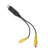 Haofy USB Video Adapter for Car Navigation System with CVBS Converter 1080P Output for Plug and Play Setup, External Screen Connection, Rear Seat Entertainment, RV and Vehicle Use view 2