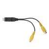 Haofy USB Video Adapter for Car Navigation System with CVBS Converter 1080P Output for Plug and Play Setup, External Screen Connection, Rear Seat Entertainment, RV and Vehicle Use view 4