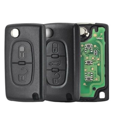 Suitable for 1PCS New for Citroen C4 C5 C6 C8 Xsara Picasso Peugeot 107 207 307 308 CE0536/0523 Remote Car Key Ask/FSK 434Mhz(3BTN VA2 CE0536,FSK)