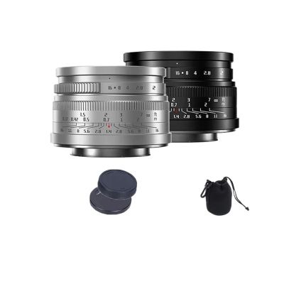 7artisans 35mm F1.4 Mark II Prime Lens,Compatible for ZVE10 NEX-6 FX EOS-M M43 Z5 RF(Silver,Canon RF)