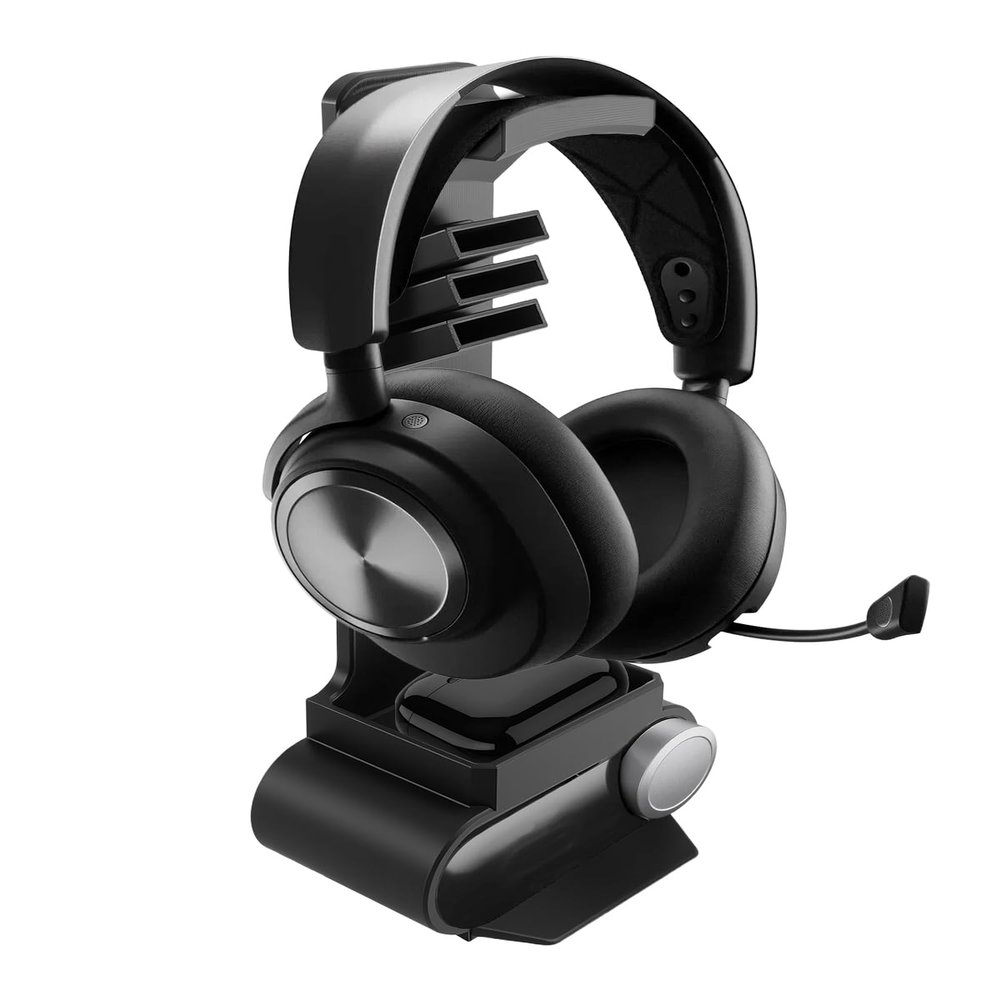 GRSVDF Headphone Stand Compatible with SteelSeries Arctis Nova Pro Wireless Headsets with Dock for Wireless Base Station