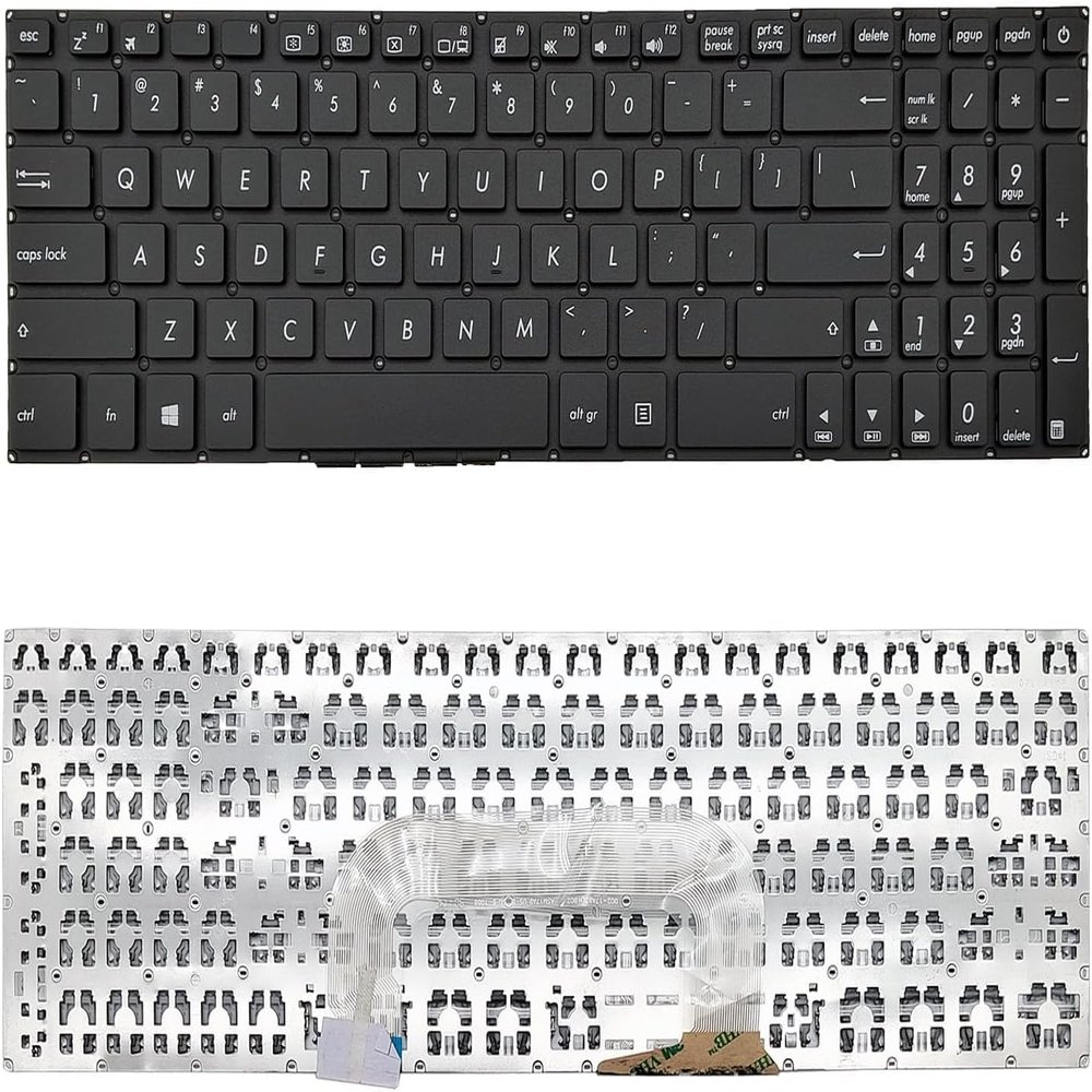 100% New 100% New Keyboard Compatible with Asus VivoBook X405 X505 X705 Series 17" No Backlit US Layout