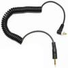 ECVGHD Efficient PC to 3.5mm Male Flash Sync Cord Spring Coiled Connection Cable Wire view 1