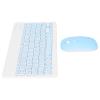 LUCKDANO 10 Inch Keyboard Set, Composite Keys with USB Charging Ultra Thin Quiet Wireless and Mouse, 4D Adjustable DPI, for Cellphone Laptop Tablet (Sky Blue) view 2