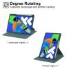 360 Rotating Stand Case Suitable for Lenovo Xiaoxin Pad Pro 12.7inch TB-371FC 2025 Transparent Back Cover with Pen Slot(Gray) view 2