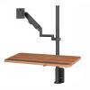 XILYZMO Sit Stand Workstation Wall Mount Stand, with Keyboard Tray Cable Management TV Mount, Single-Screen Pneumatic Arm Universal Rack Rotating(B) view 1