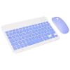 10 Inch Keyboard Set, Composite Keys with USB Charging Ultra Thin Quiet Wireless and Mouse, 4D Adjustable DPI, for Cellphone Laptop Tablet (Purple) view 4