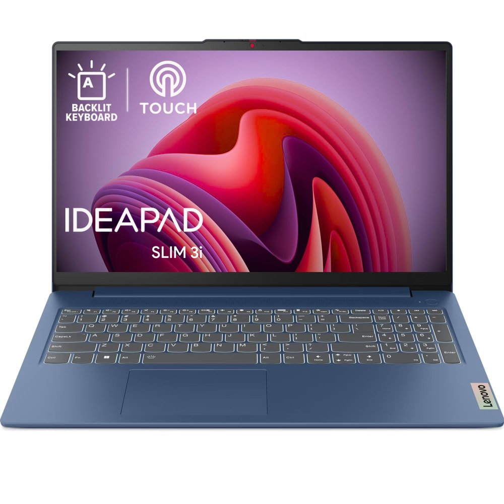Lenovo IdeaPad Slim 3i 15.3" WUXGA Touchscreen Laptop - Intel Core 5 210H (8-Core) - Backlit Keyboard - 16GB DDR5-1TB Storage(512GB SSD and 512GB External) - Office 365 for The Web - no Mouse