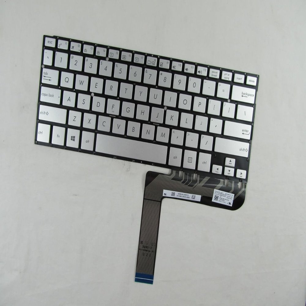 100% New New for ASUS Q304 Q304UA US Silver Keyboard