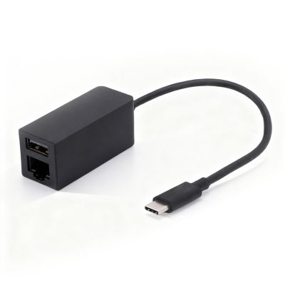 EBTOOLS USB C to Ethernet Adapter, USB C to RJ45 and USB 3.0 Network Adapter, 5Gbps Data Transfer, Plug and Play for Laptop Pro Air, Pad Pro, XPS