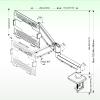 Adjustable Laptop Stand, Telescopic Holder with Non-Slip Design for Tablets and Laptops, Ideal for Office, Bedroom, Home, Study, Meetings, Reading, Movie Watching view 2