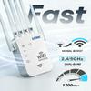 1200M WiFi Extender 6-Antenna Strong Signal, Directional WiFi Antenna Signal Booster and Amplifier, Wireless Repeater Extender with Ethernet Port for PC, Outdoor Coverage, Enhanced Network Range(2pcs) view 2
