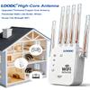 1200M WiFi Extender 6-Antenna Strong Signal, Directional WiFi Antenna Signal Booster and Amplifier, Wireless Repeater Extender with Ethernet Port for PC, Outdoor Coverage, Enhanced Network Range(2pcs) view 3