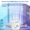 1200M WiFi Extender 6-Antenna Strong Signal, Directional WiFi Antenna Signal Booster and Amplifier, Wireless Repeater Extender with Ethernet Port for PC, Outdoor Coverage, Enhanced Network Range(2pcs) view 4